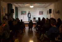 Literarni večer udeležencev 16. Pesniške in 5. Mlade pesniške olimpijade. 

Fotografija: Matic Borković, Foto Čorba, s.p., glavni sponzor fotonatečaja #fotopoezija 2015