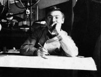 Plečnik v Wagnerjevi delavnici, fotografija iz okrog 1895.