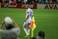 Zinedine Zidan na svetovnem prvenstvu v nogometu leta 2006.
Fotografija: Wikipedija